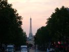  tour Eiffel dans la lumière d'un soir d'été.